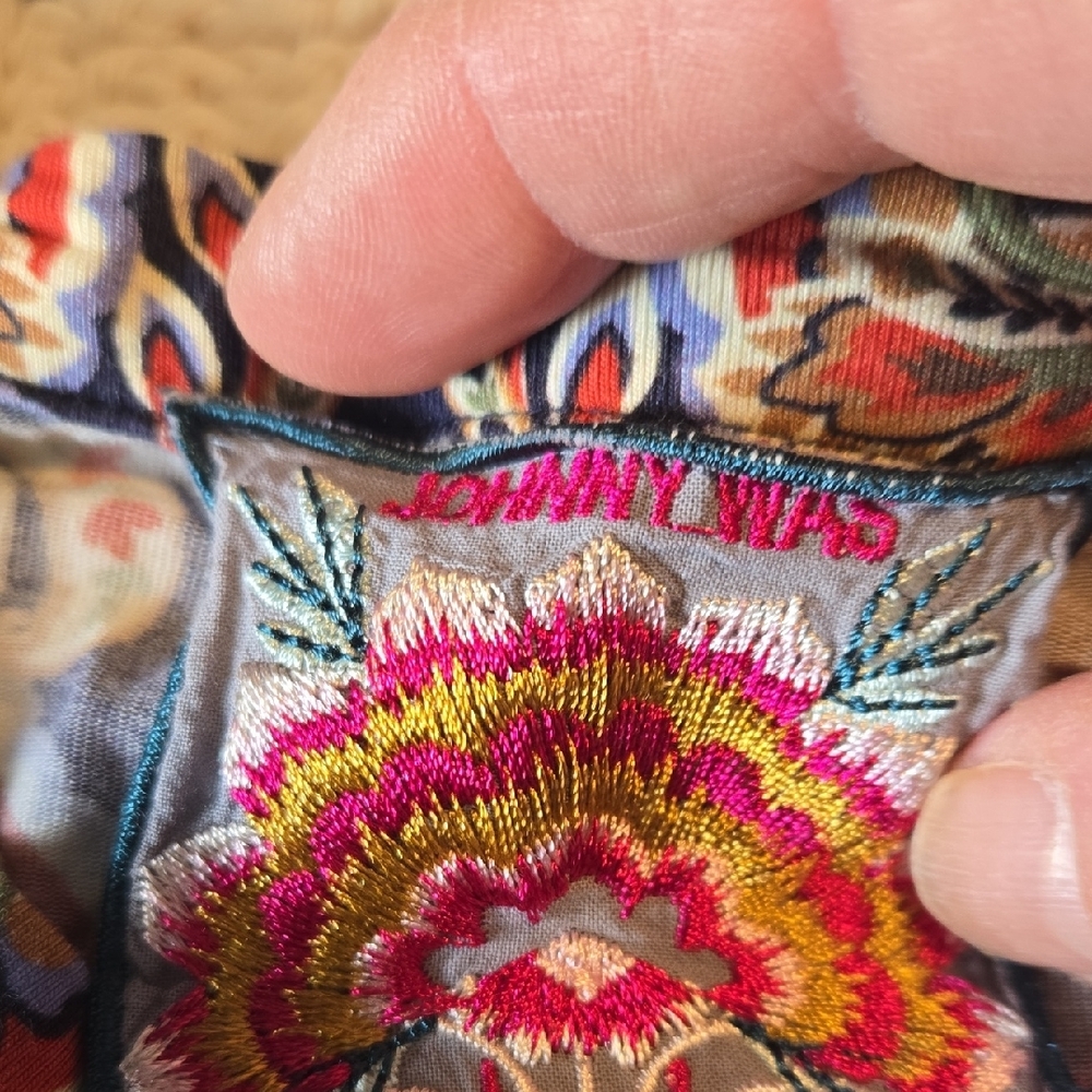 Johnny Was Multicolor Top - Picture 3 of 10